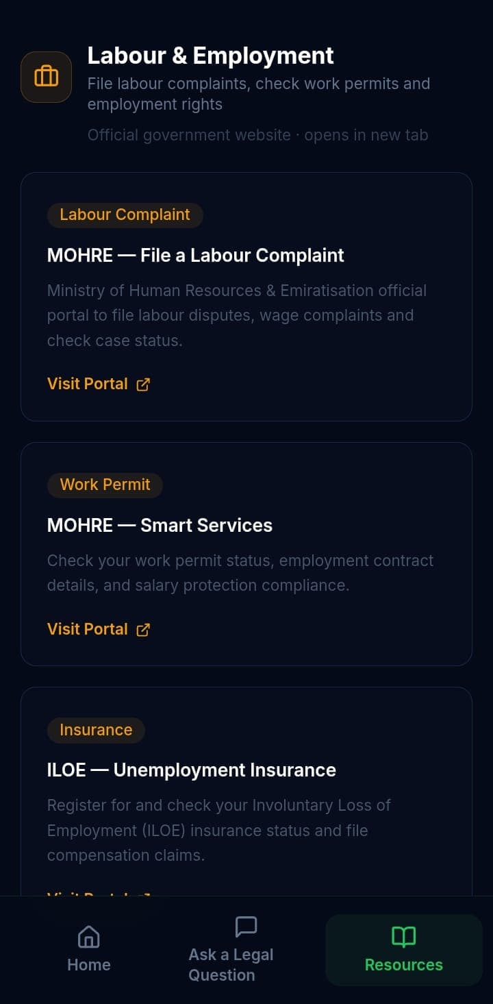 UAE personal status court for divorce proceedings